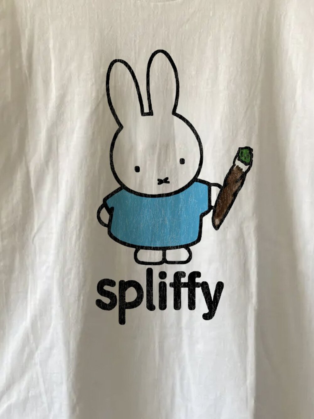 Rare Spliffy White Tee - Picture 2 of 5